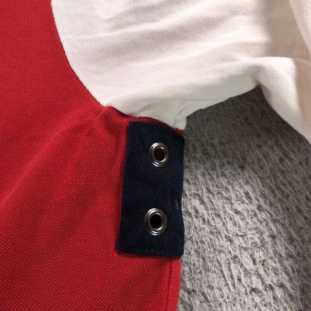 Polo Ralph Lauren Shirt Adult Extra Large Red Rugby‎ Snow Challenge Cup Crest